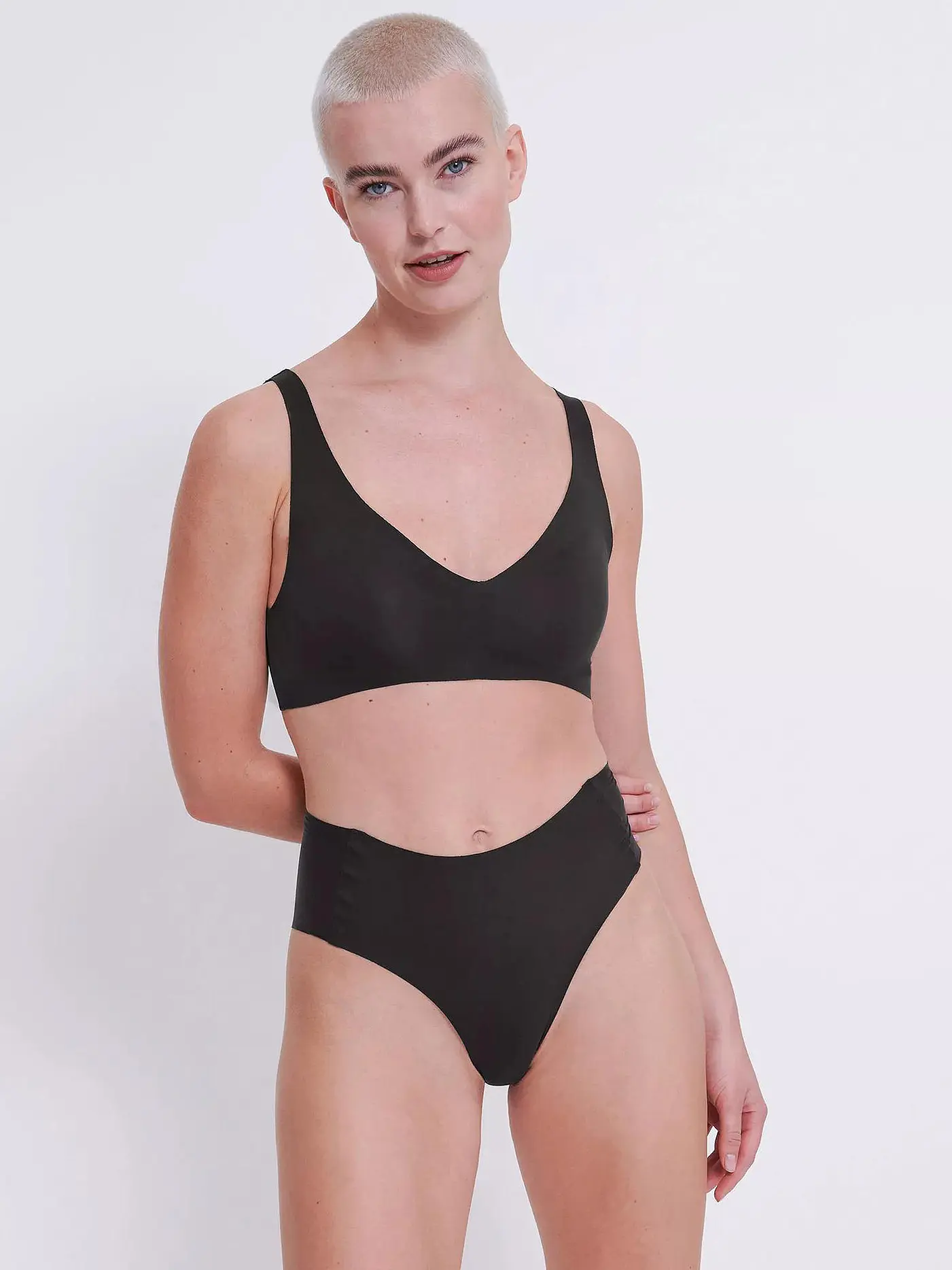 SLOGGI | Bustier ZERO FEEL 2.0 nostalgic brown | schwarz